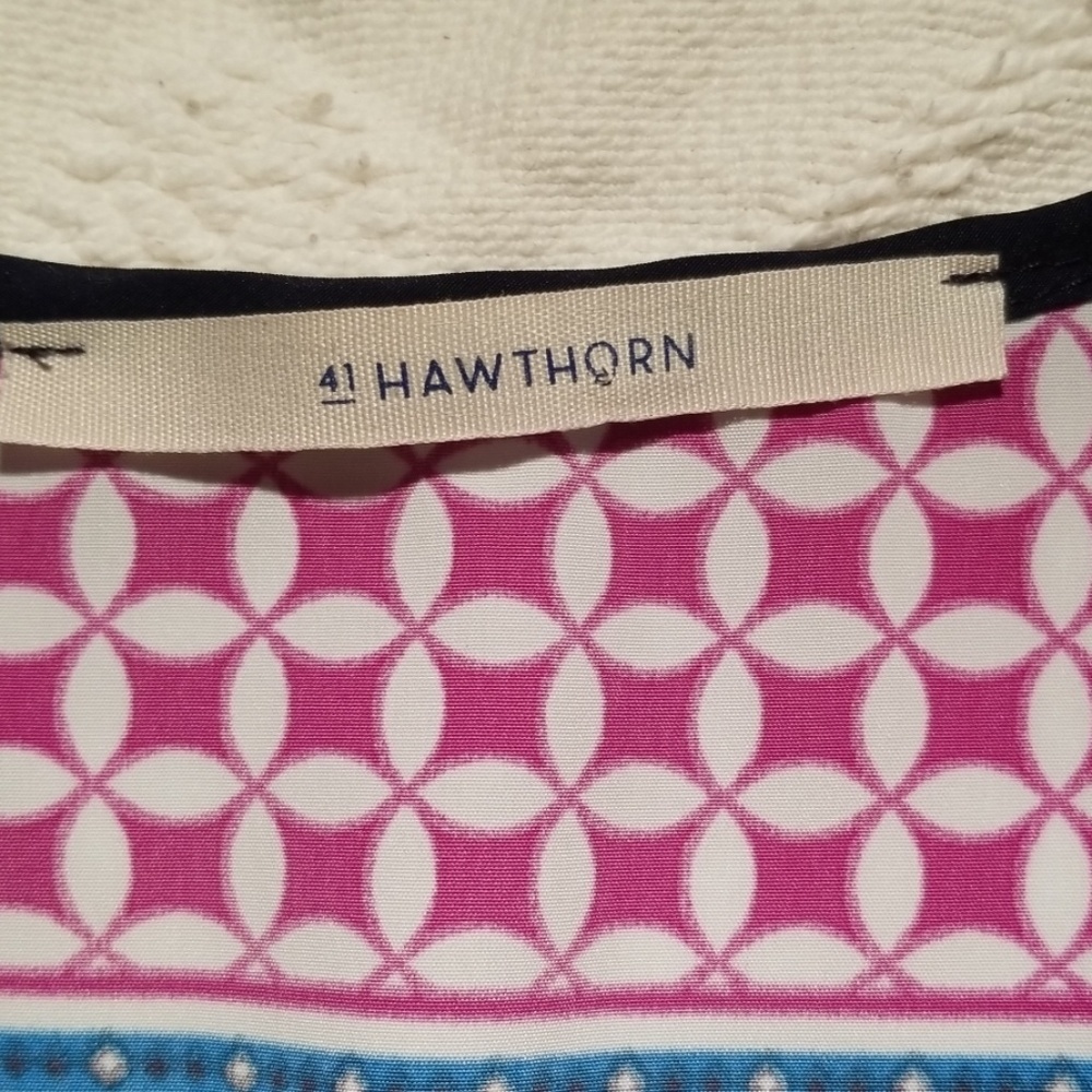3/$25 41Hawthorn blouse square sleeveles tunic top - Picture 2 of 4